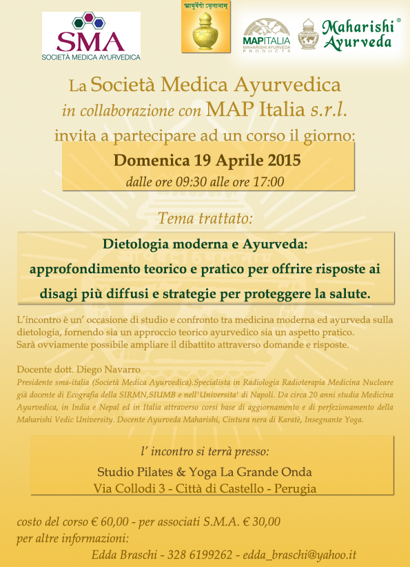 Domenica19 Aprile 2015 dietologia Vedica vv